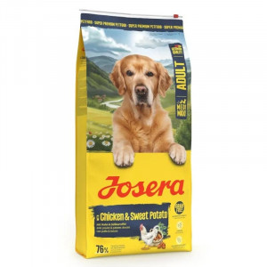 JOSERA CHICKEN & SWEET POTATO / NATURE ENERGETIC bezgraudu suņu barība 12.5kg